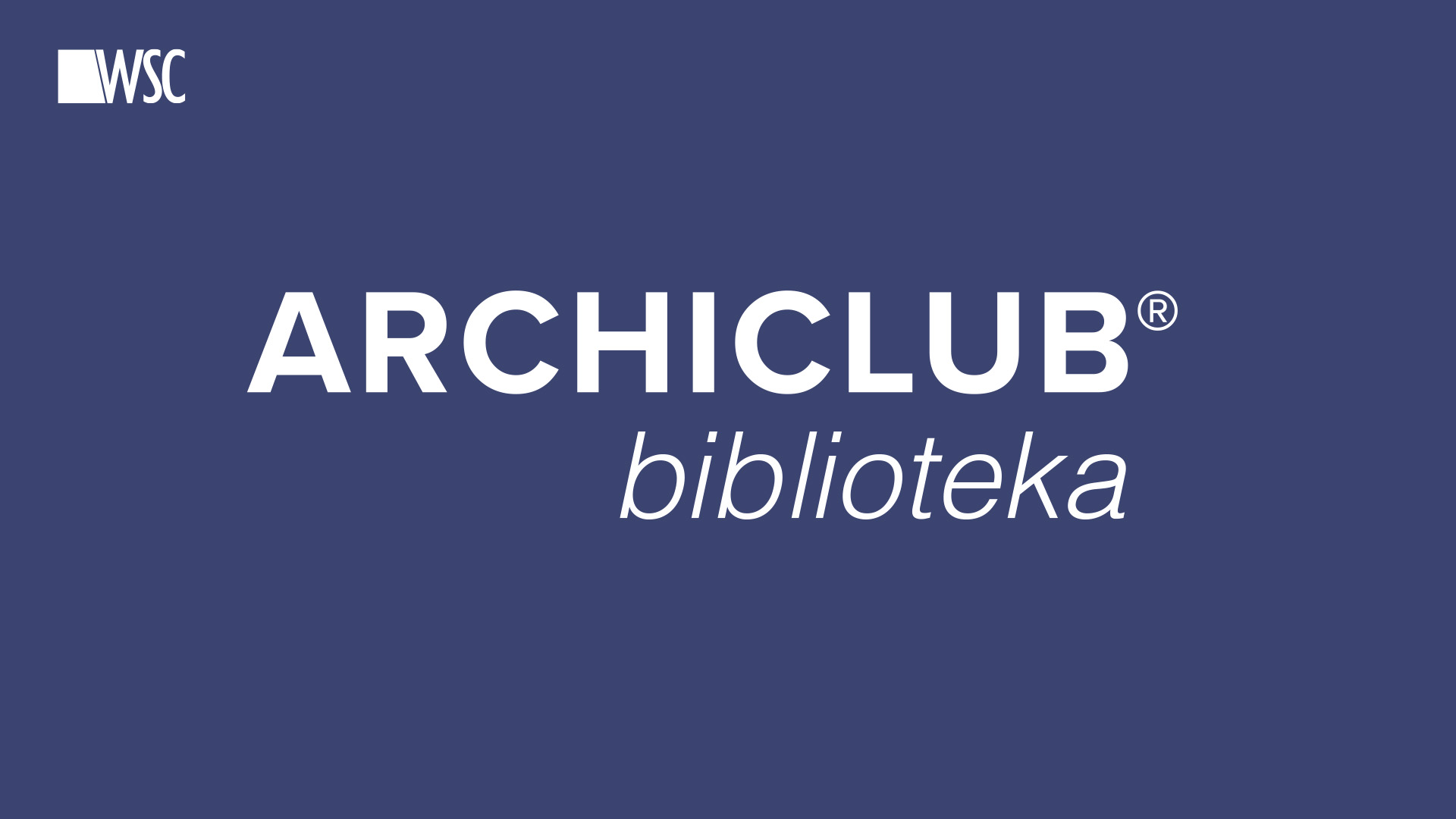 Biblioteka ARCHICLUB™ 2024.1 do programu Archicad